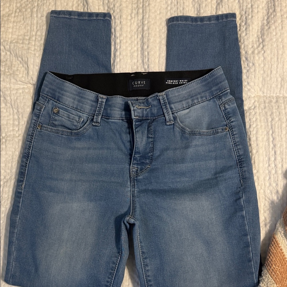 Curve Blue Women's Jeggings